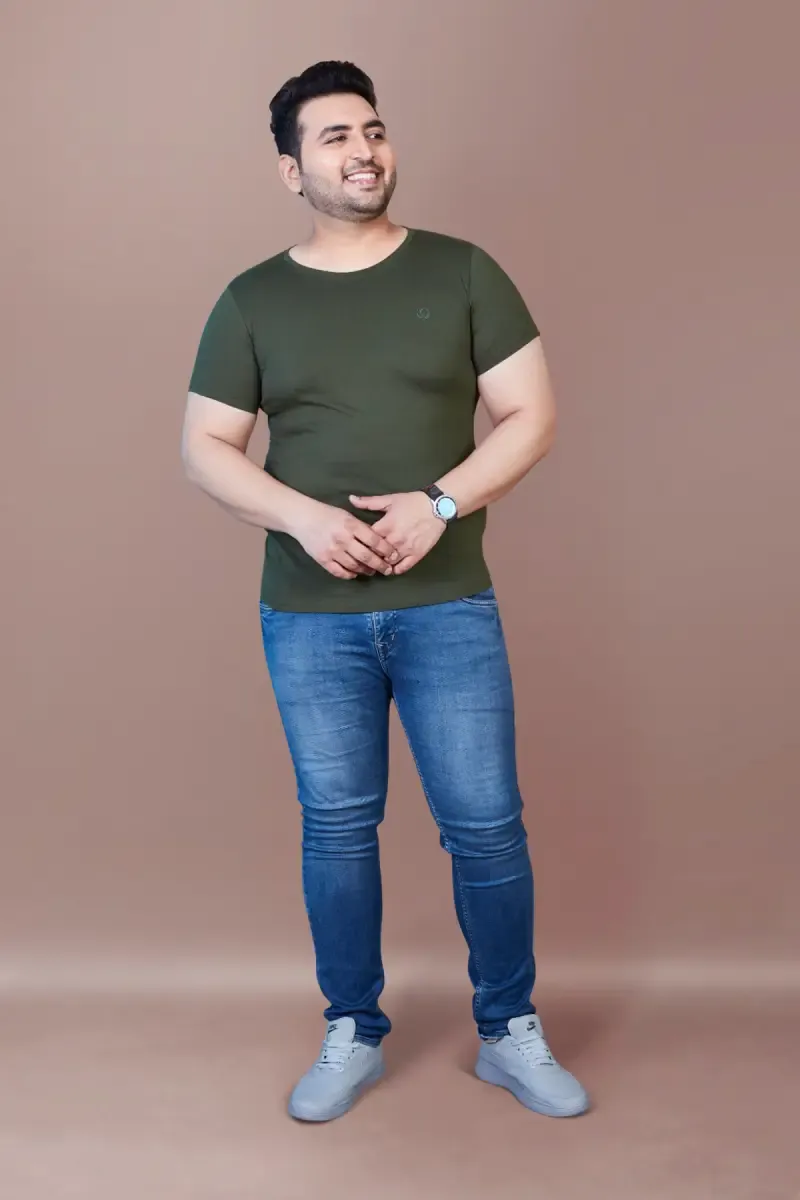 Plus Size Cotton T-shirt for Men 0113532XLOLI