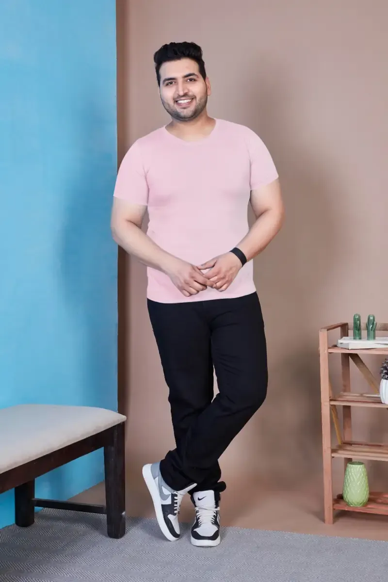 Plus Size Cotton T-shirt for Men 0113532XLPIN