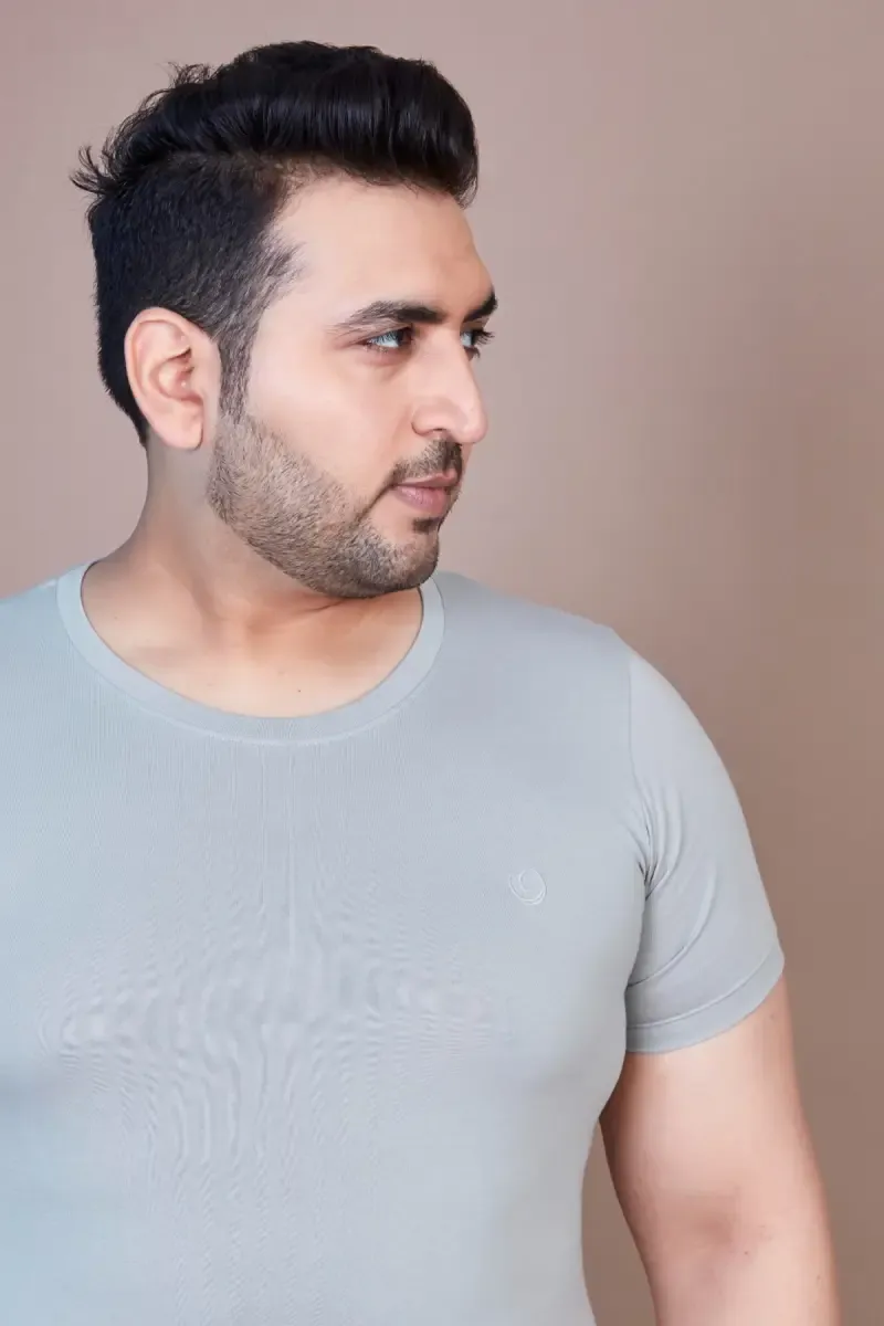 Plus Size Cotton T-shirt for Men 0113533XLGRE