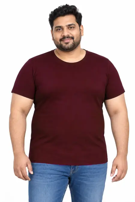 Plus Size Cotton T-shirt for Men