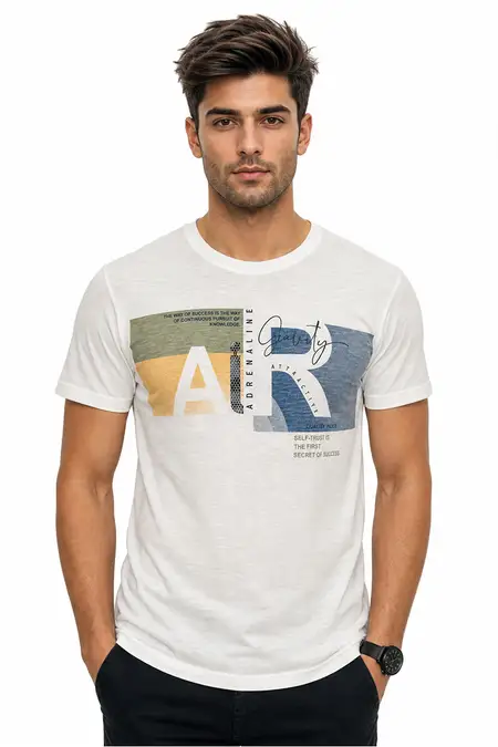 Graphic Print T-shirt for Men