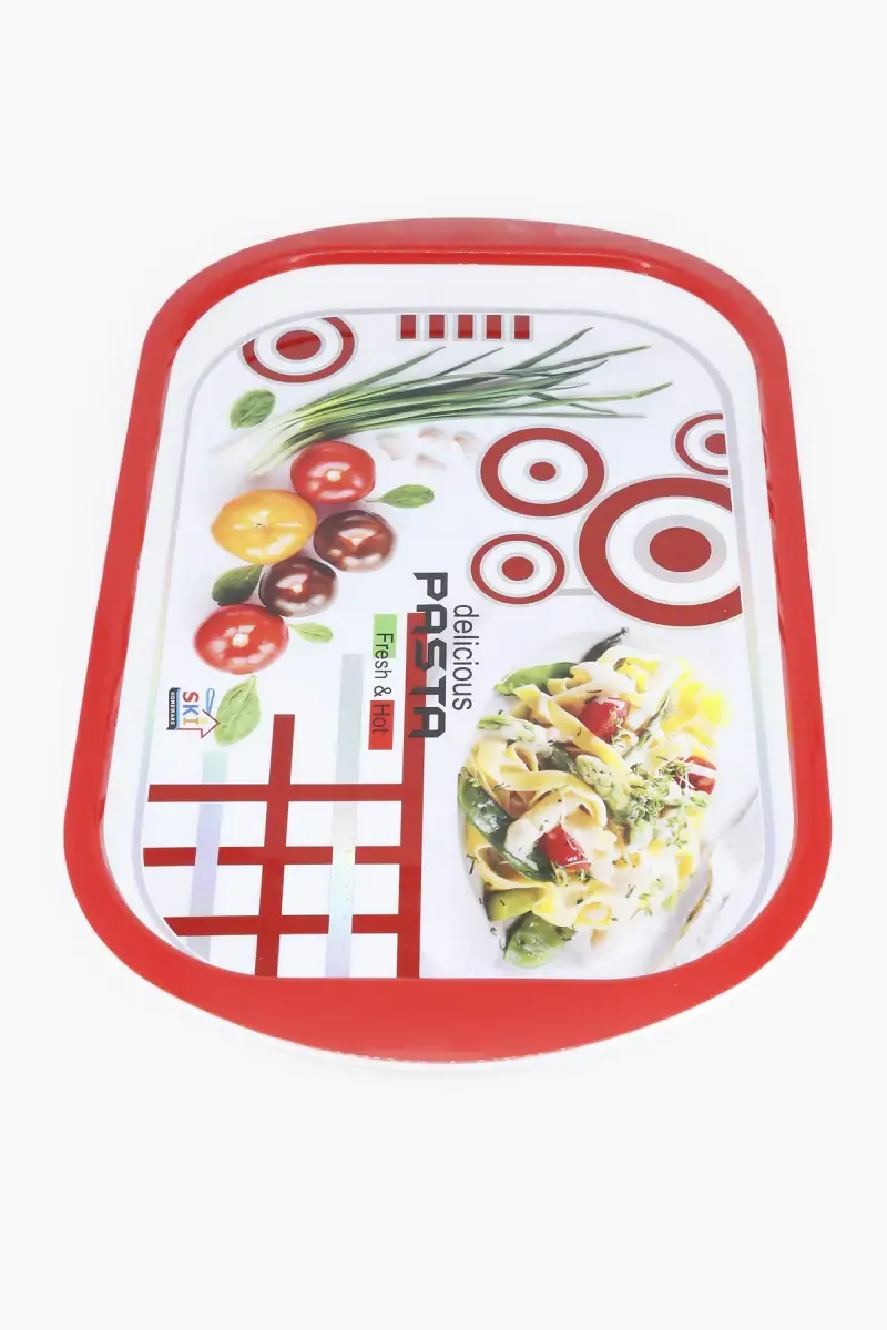 SKI Plastic Printed Serving Tray - 41 cm