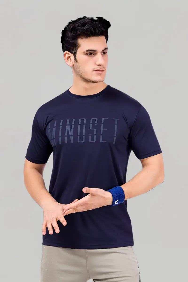 Embossed Print T-shirt for Men