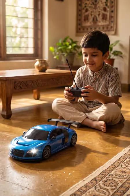 High Speed Scale Rechargeable Remote Control Car For Kids 011491BLU2