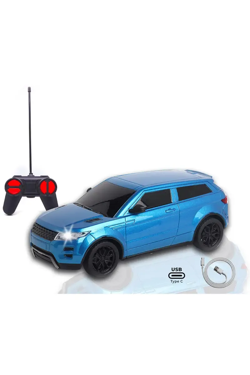High Speed Mini Rechargeable Remote Control Car (Blue)