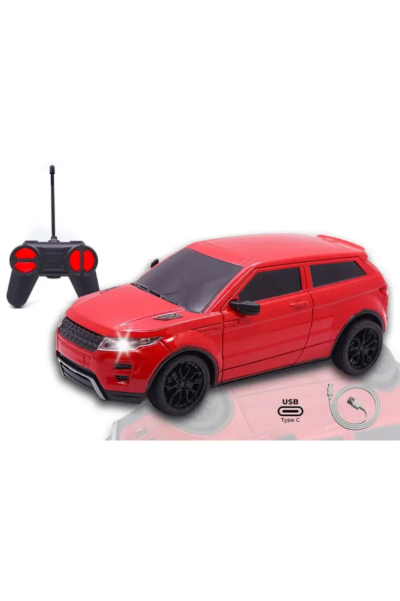 High Speed Mini Rechargeable Remote Control Car (Red)