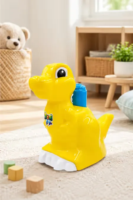 Push & Go Dinosaur Toy for Kids - Yellow (Pack of 1)