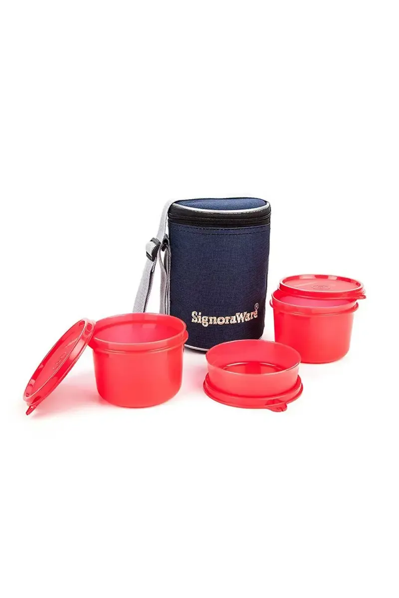Signoraware Plastic Executive Lunch Box, Medium - 1080 ml