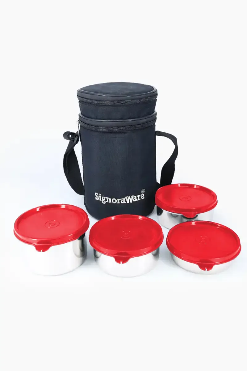 Signoraware Executive Stainless Steel Big Lunch Box - 1400ml