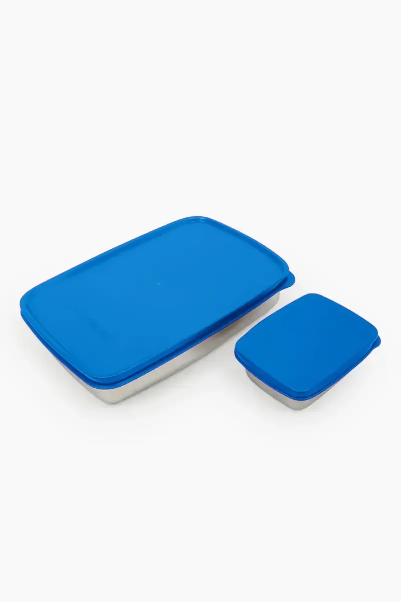 Signoraware Stainless Steel Compact Lunch Box Big - 1000ml