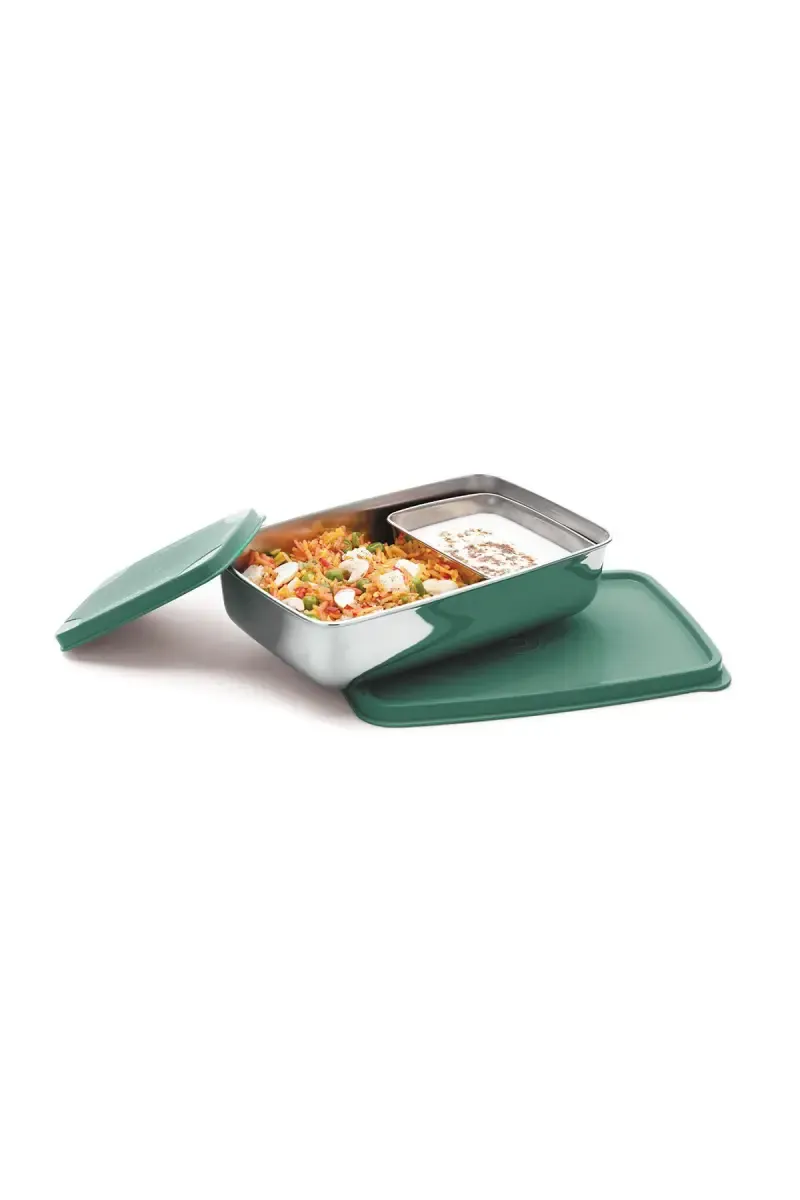 Signoraware Stainless Steel Compact Lunch Box - 700ml