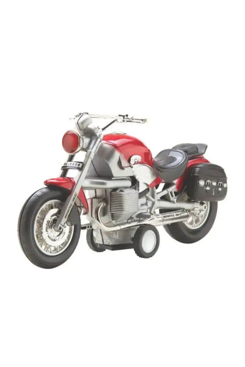 Friction-Powered Harley Push and Go Bike Toy - Red 011553RED