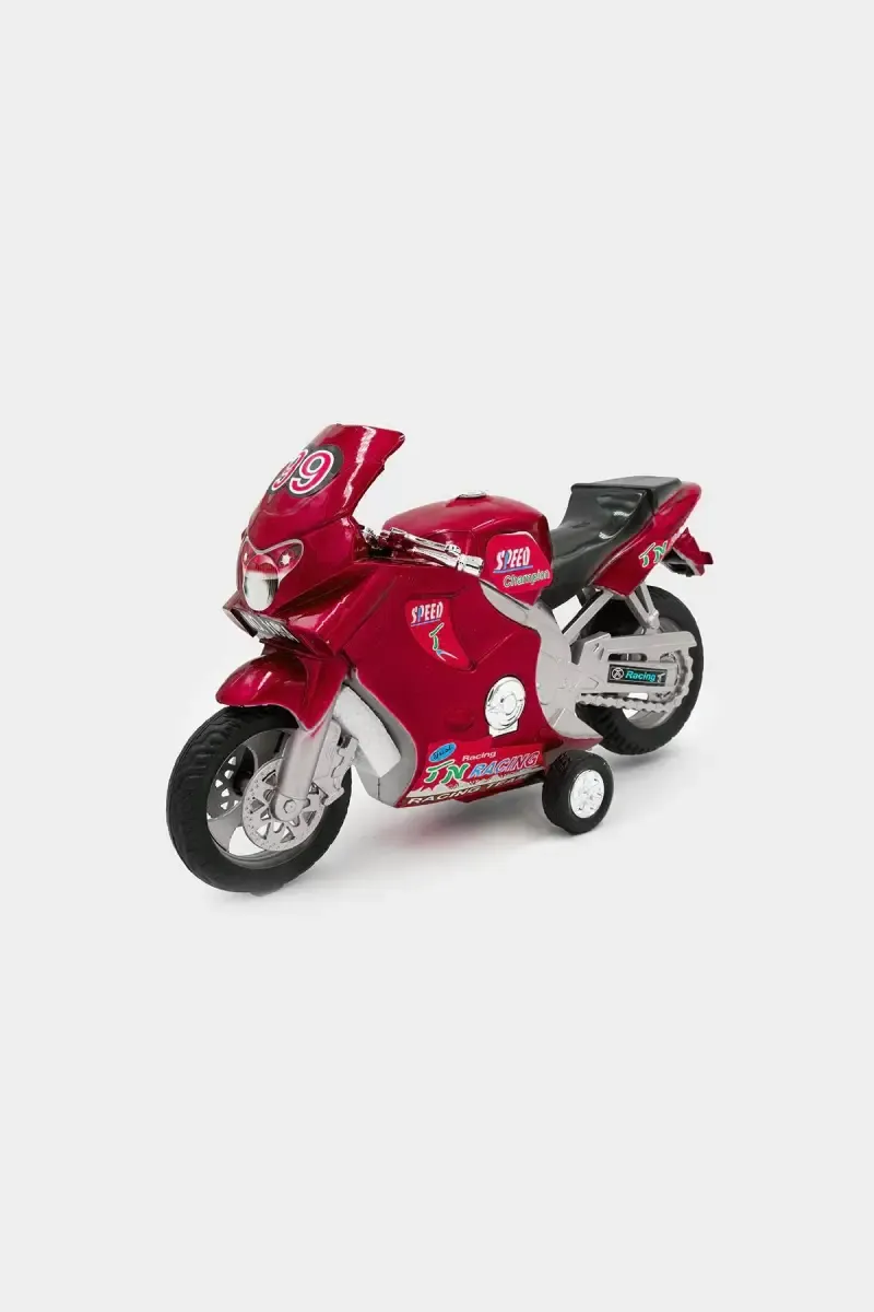 Speed Bike Pull Back Bike Toy - Red 011556RED