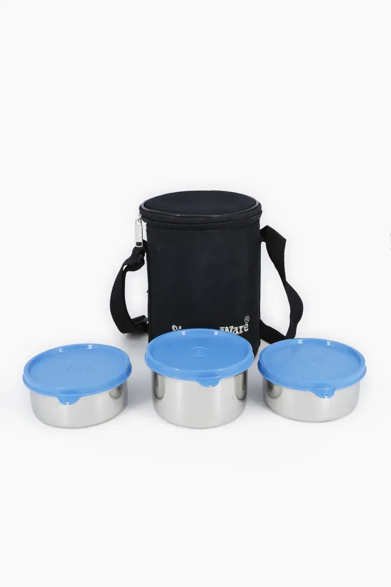 Signoraware Executive Stainless Steel Medium Lunch Box - 1200ml