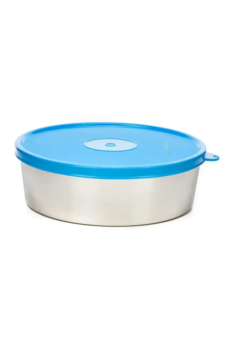 Signoraware Stainless Steel Classic Round Container - 650ml