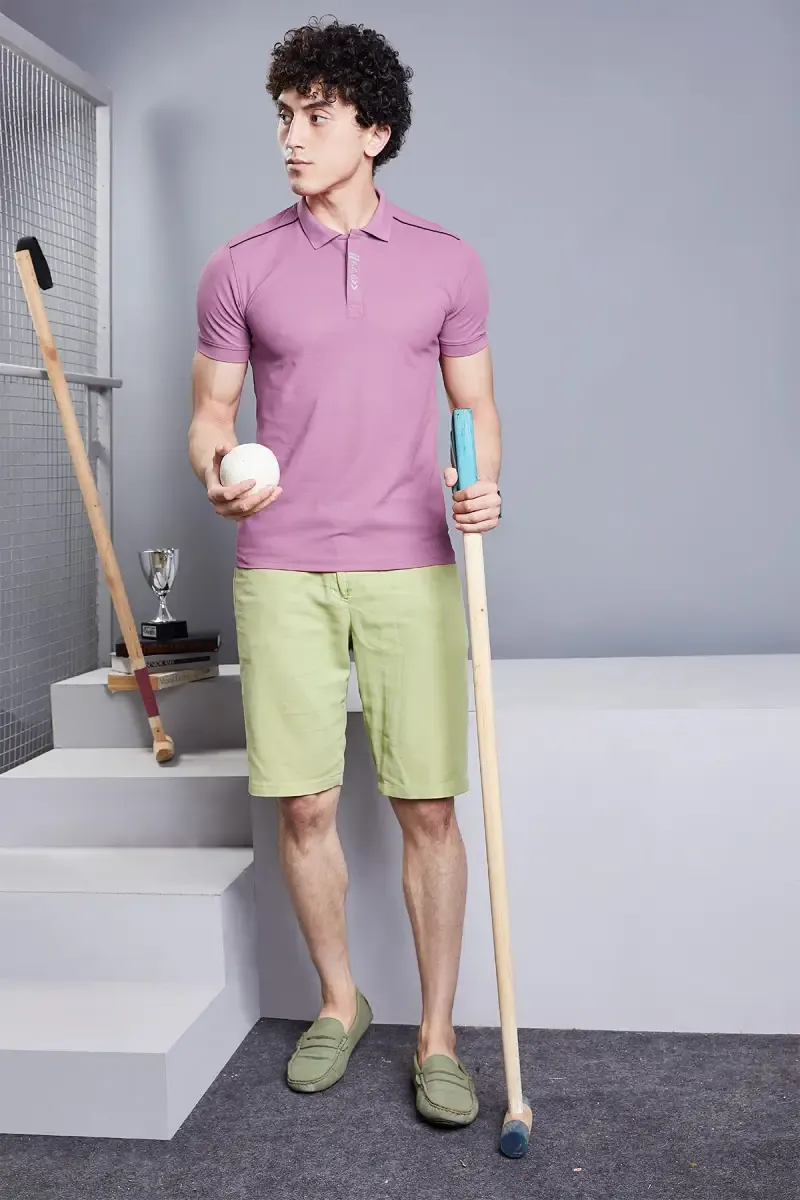 Polyester Polo T-shirt for Men 011613LDUSPIN