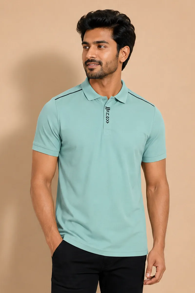 Polyester Polo T-shirt for Men 011613XXLLIGGRE