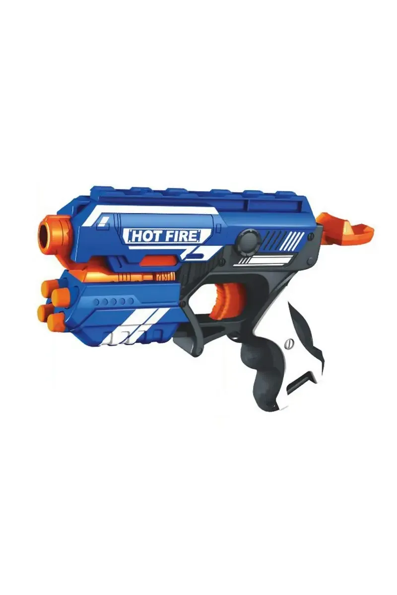 Hot Fire Manual Soft Blaster Toy Gun (Multicolor, Pack of 1)