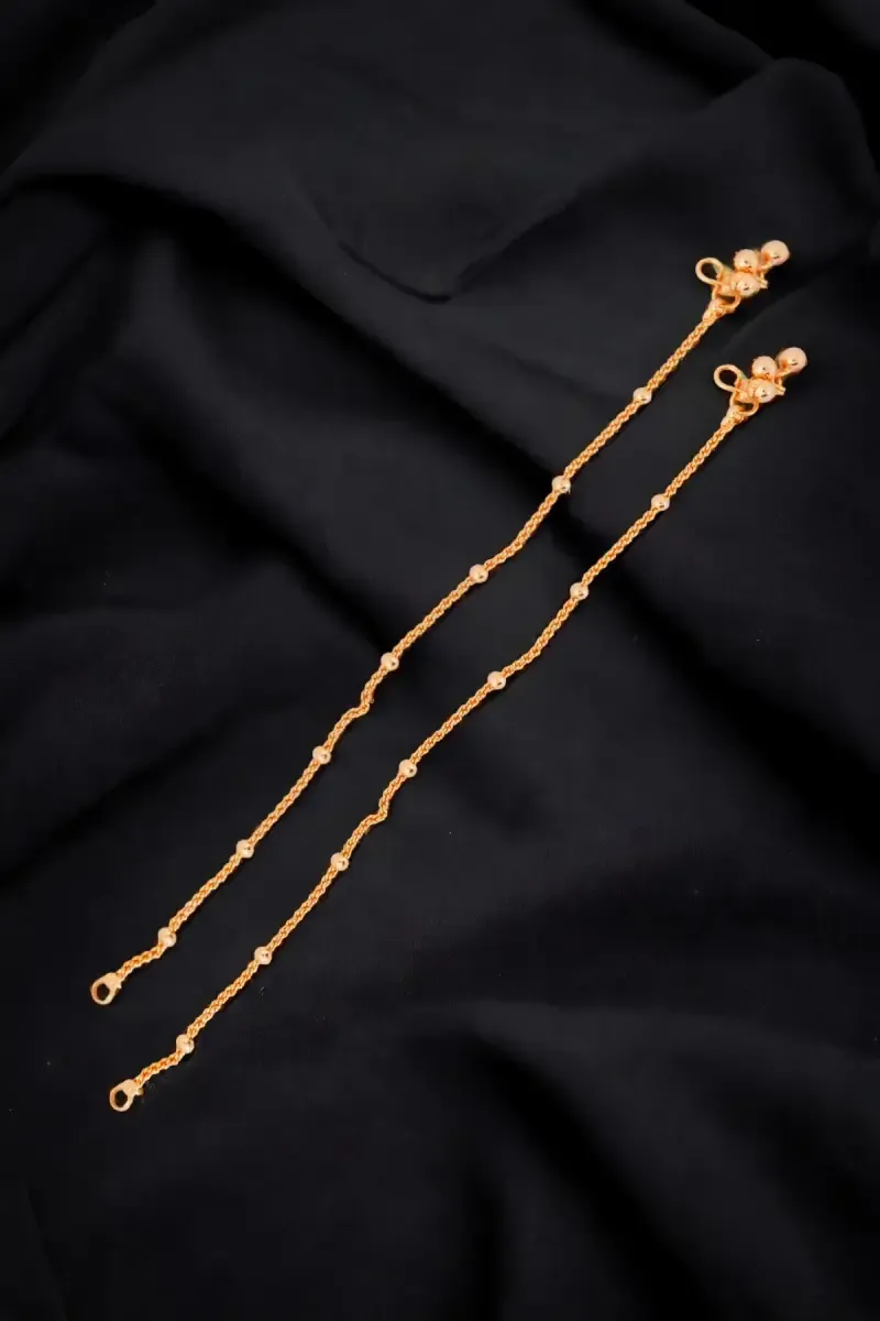 Gold Plated Elegant Anklets for Women