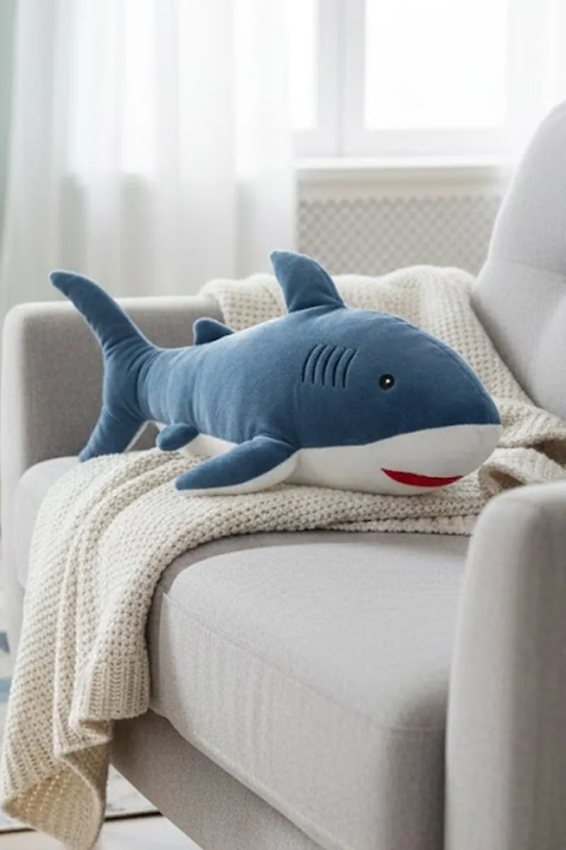 Shark Plush Stuffed Toy - 20 Inch 011716BLU
