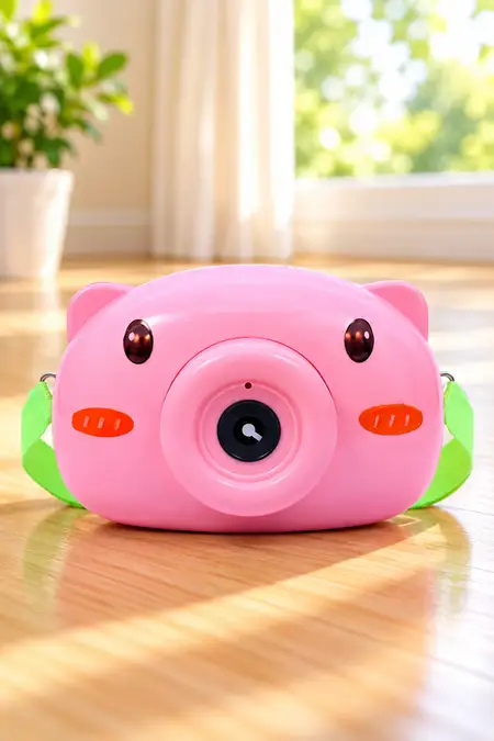 Pig Face Bubble Camera Toys for Kids