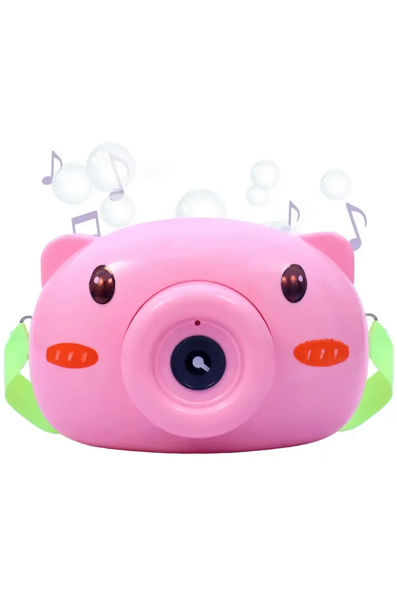 Pig Face Bubble Camera Toys for Kids