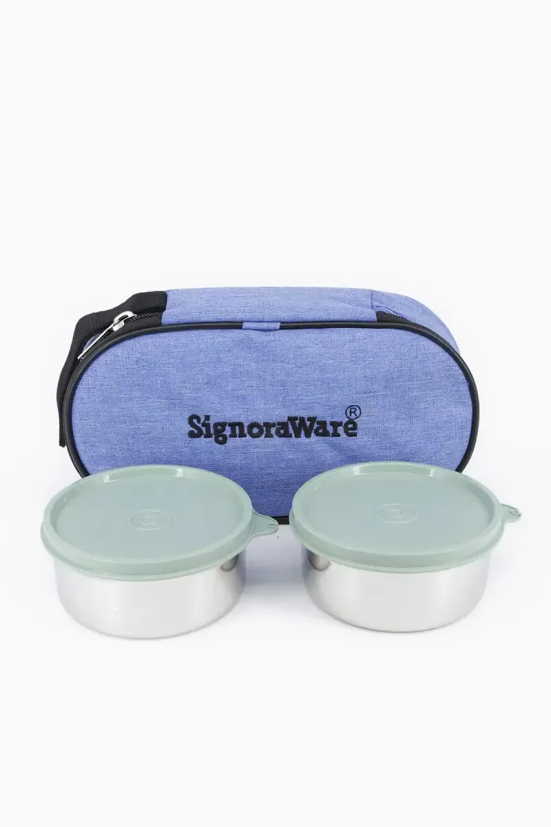 Signoraware Midday Max Fresh Stainless Steel Lunch Box - 700ml