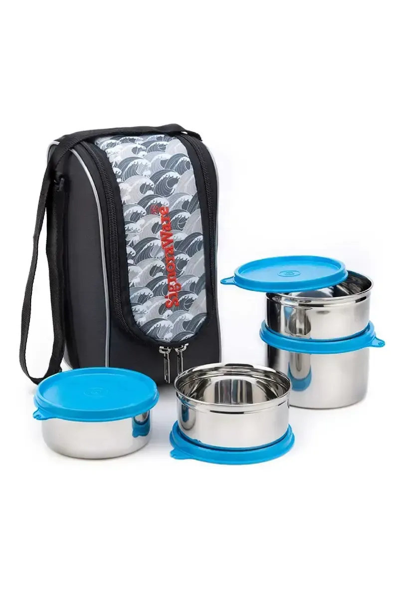 Signoraware Executive Maxx Fresh Stainless Steel Lunch Box - 1550ml