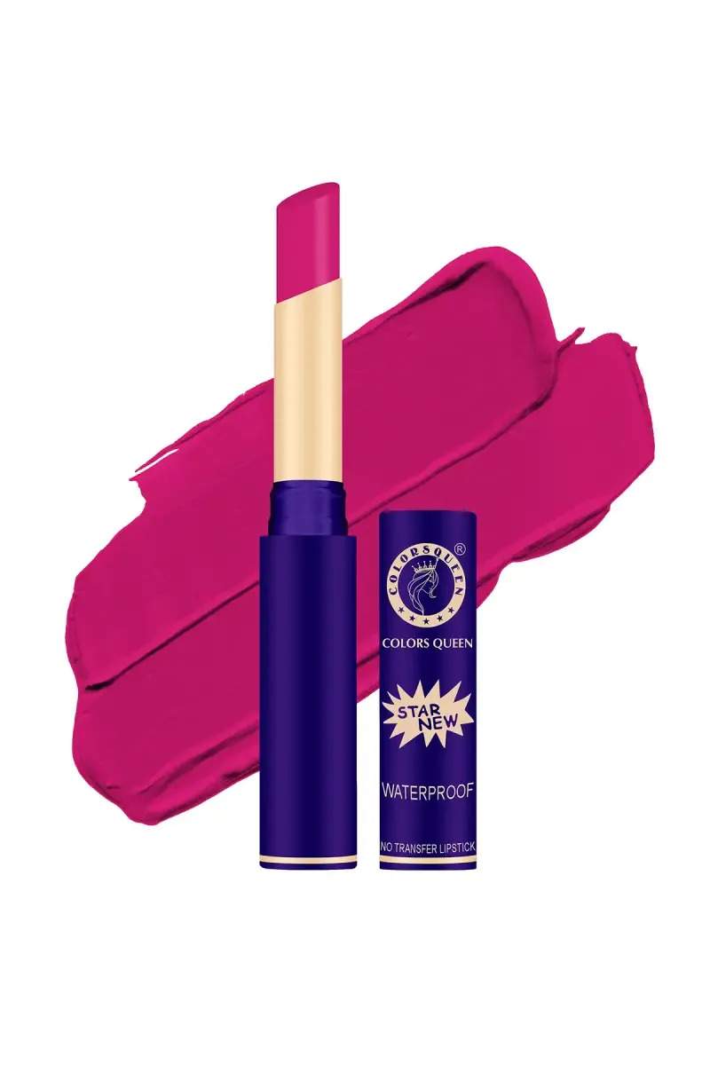 COLORS QUEEN Long Lasting Matte Lipstick - 4gm (Hot Magenta)  011877HOTMAG4GM