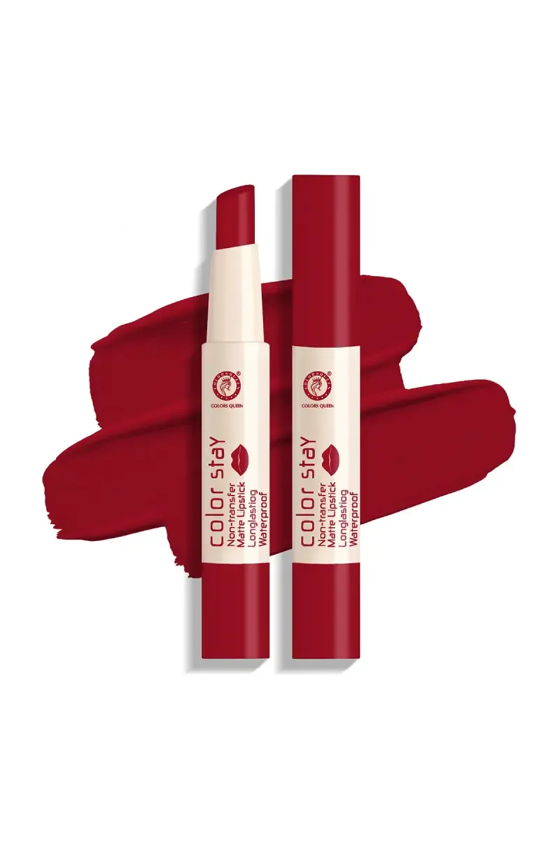 Colors Queen Stay Non Transfer Matte Lipstick, 2g - Red 011898RED2GM