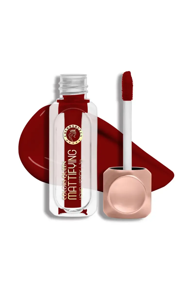 Colors Queen Mattifying Non Transfer Matte Liquid Lipstick - 3g (Maroon)  011910MAR3GM