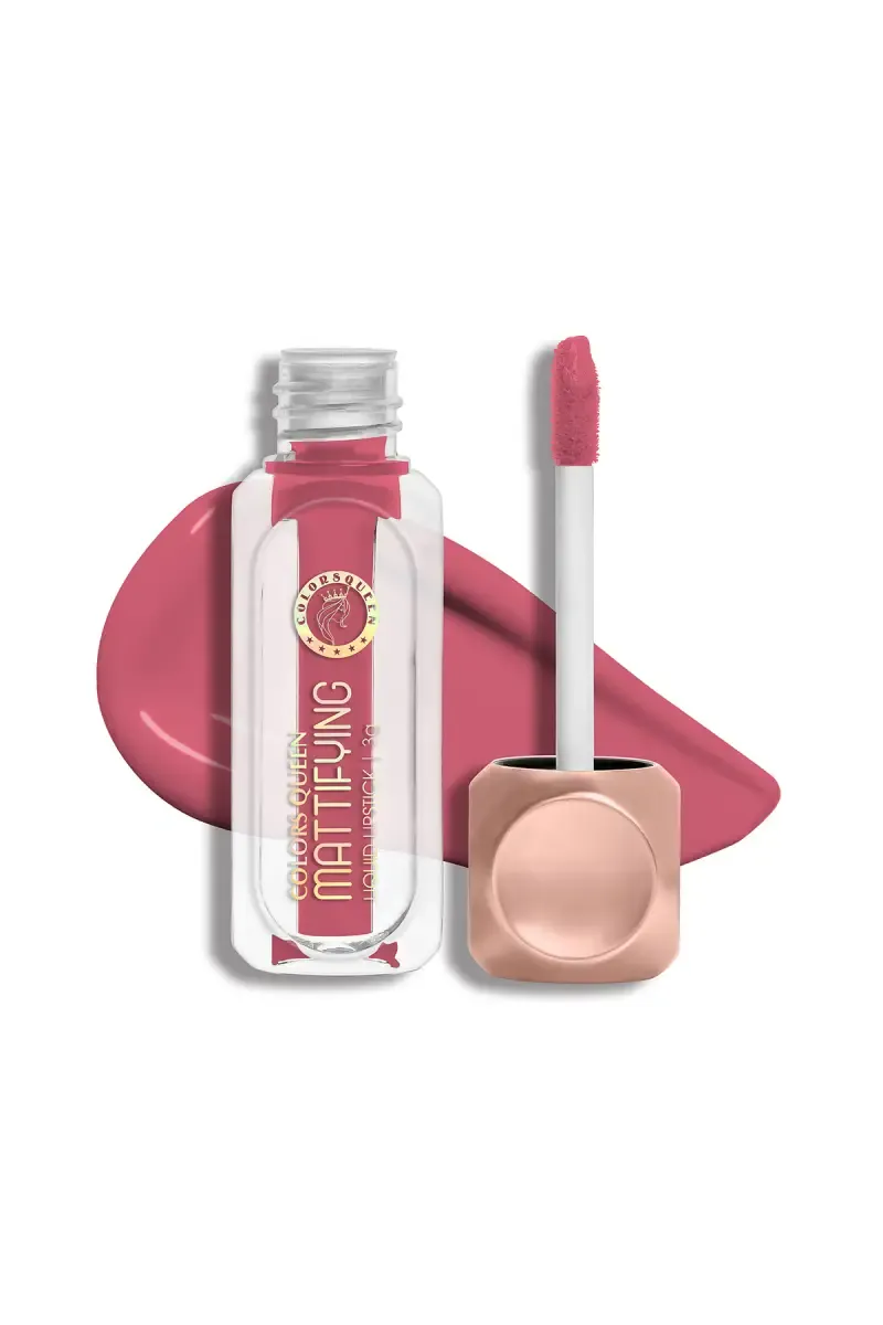 Colors Queen Mattifying Non Transfer Matte Liquid Lipstick - 3g (Po-ppy)  011910POP3GM