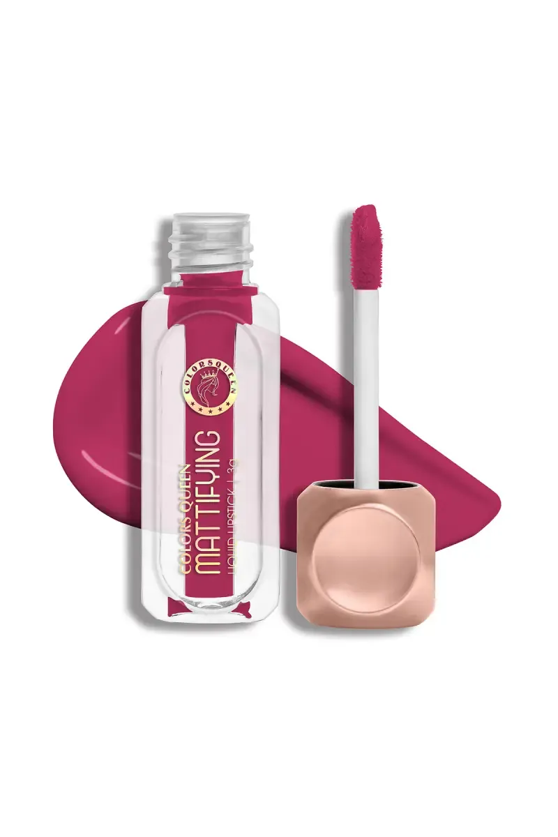 Colors Queen Mattifying Non Transfer Matte Liquid Lipstick - 3g (Raspberry)  011910RAS3GM