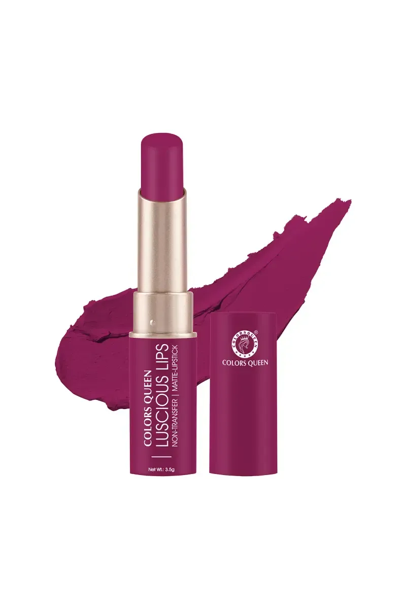 Colors Queen Luscious Non Transfer Creamy Matte Lipstick - 3.5g (Maple Magenta)  011914MAPMAG3.5GM