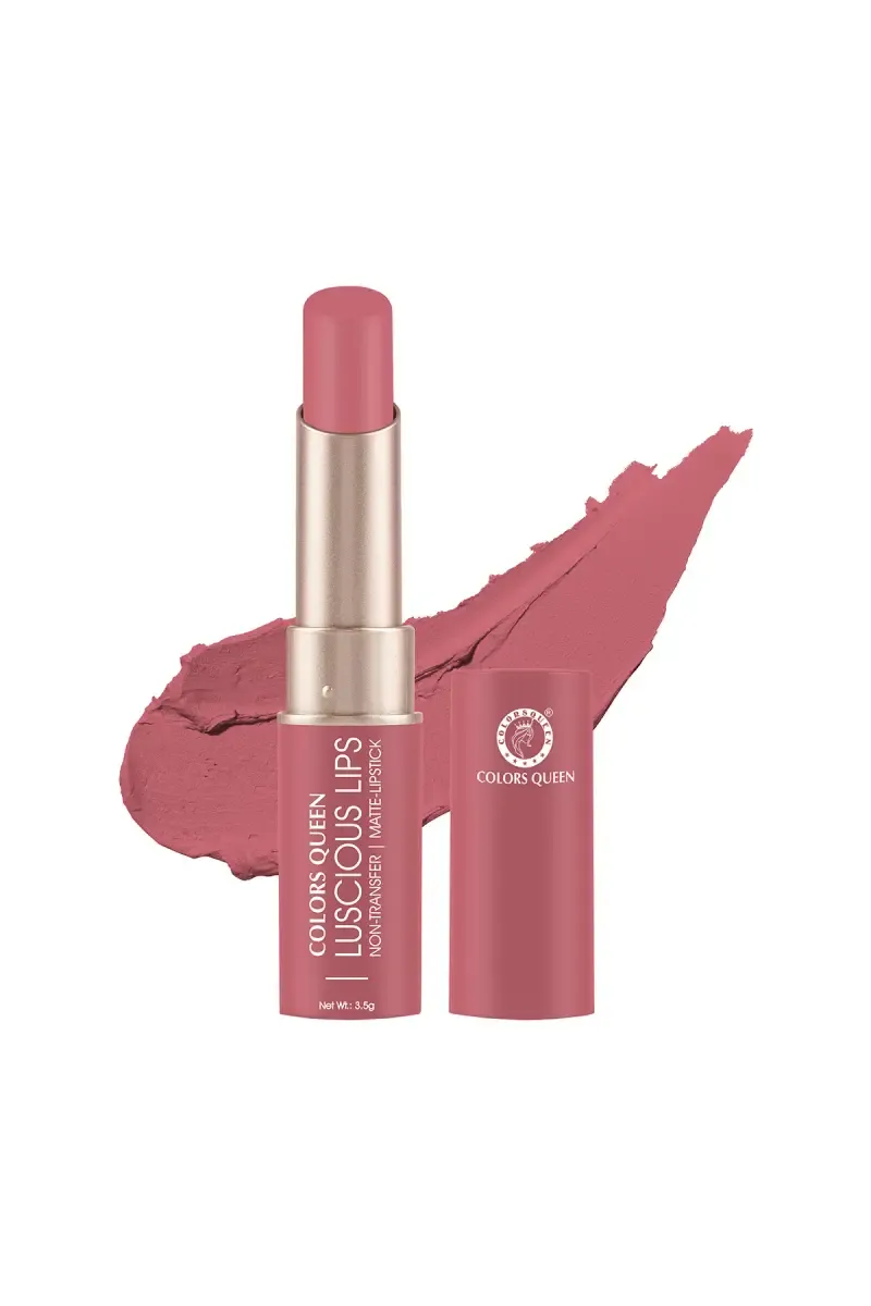 Colors Queen Luscious Non Transfer Creamy Matte Lipstick - 3.5g (Nude Toast)  011914NUDTOA3.5GM