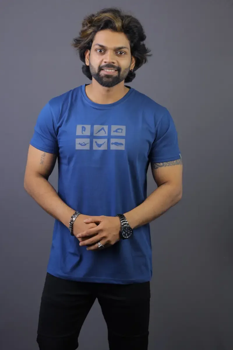Cotton Graphic Print T-shirt for Men