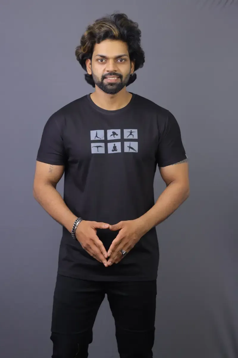 Cotton Graphic Print T-shirt for Men