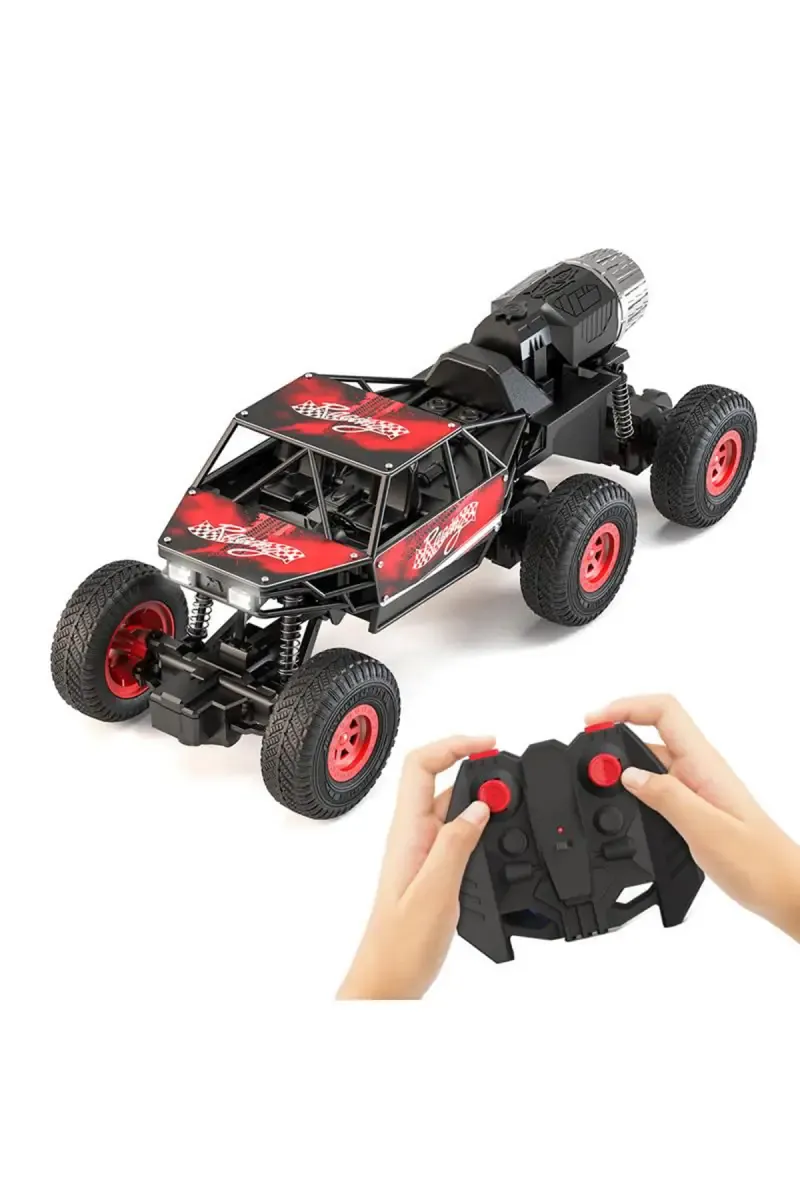 Mega Ranger ATV 6 Wheel Remote Car Toy (Fiery Red)
