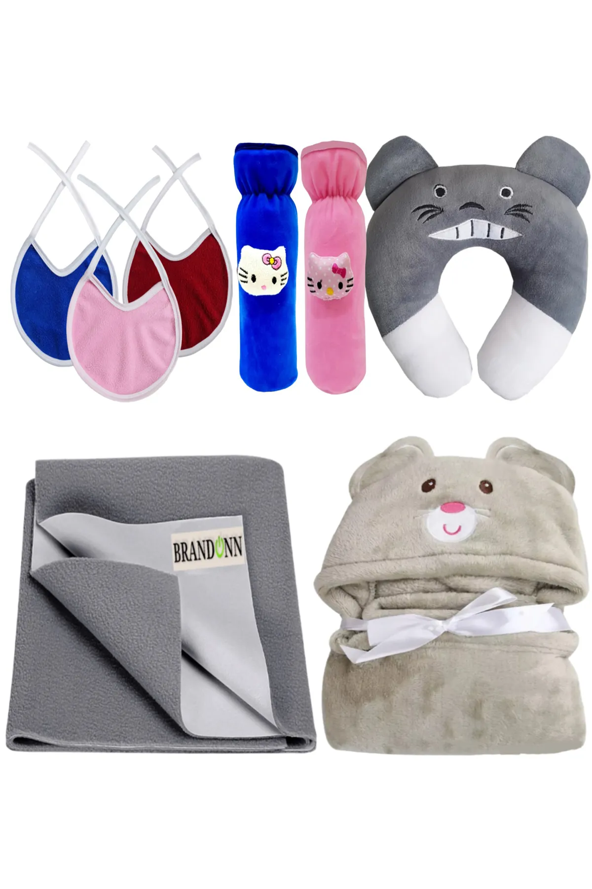 Brandonn New Born Baby Gift Set Combo Pack (8 Pcs) - Pack of 1