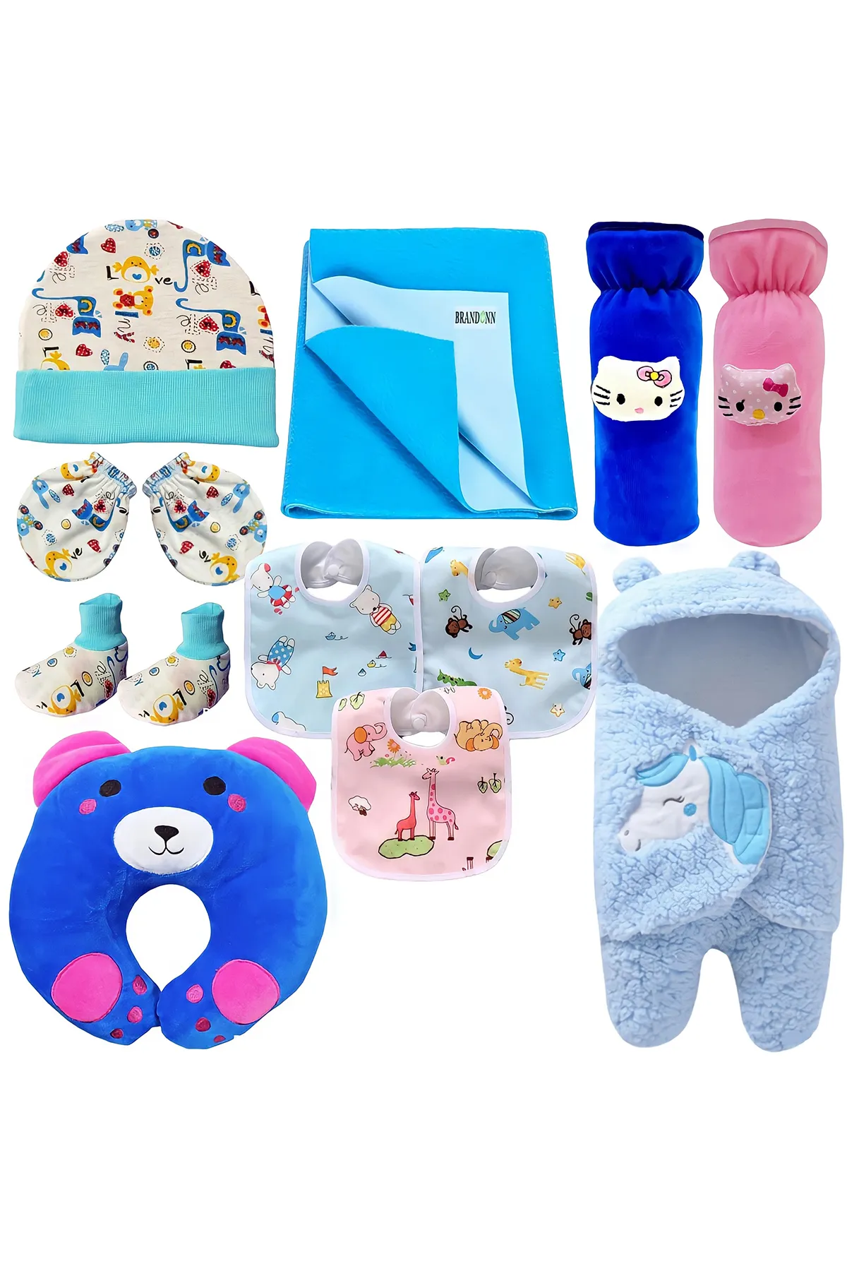 Brandonn New Born Baby Gift Set Combo Pack (11 Pcs) - Pack of 1