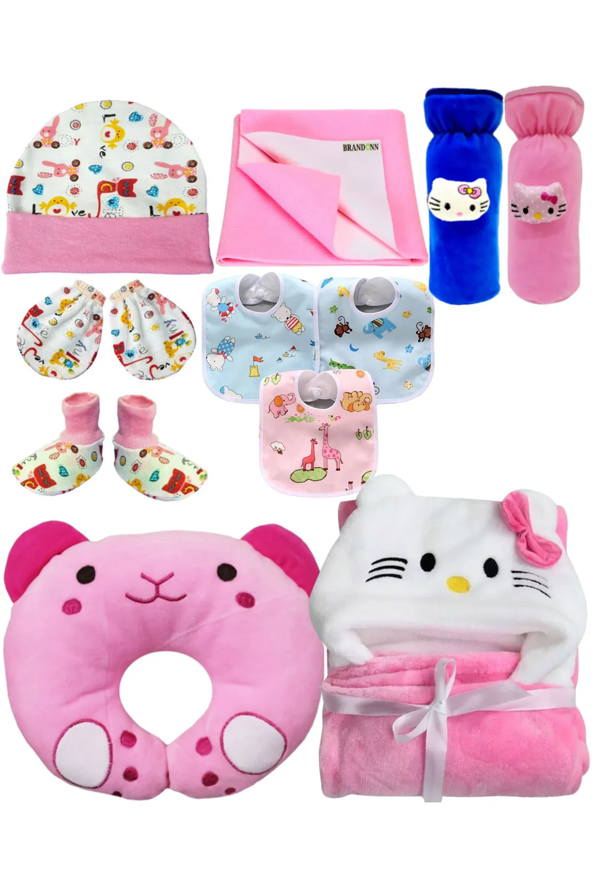 Brandonn New Born Baby Gift Set Combo Pack (11 Pcs)- Pack of 1