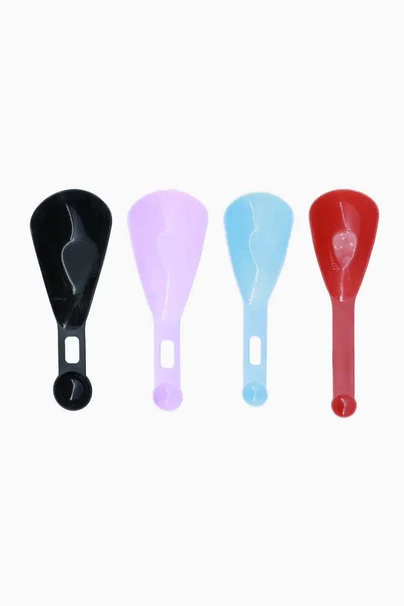 Plastic Measuring Scoop with Spoons - Set of 4