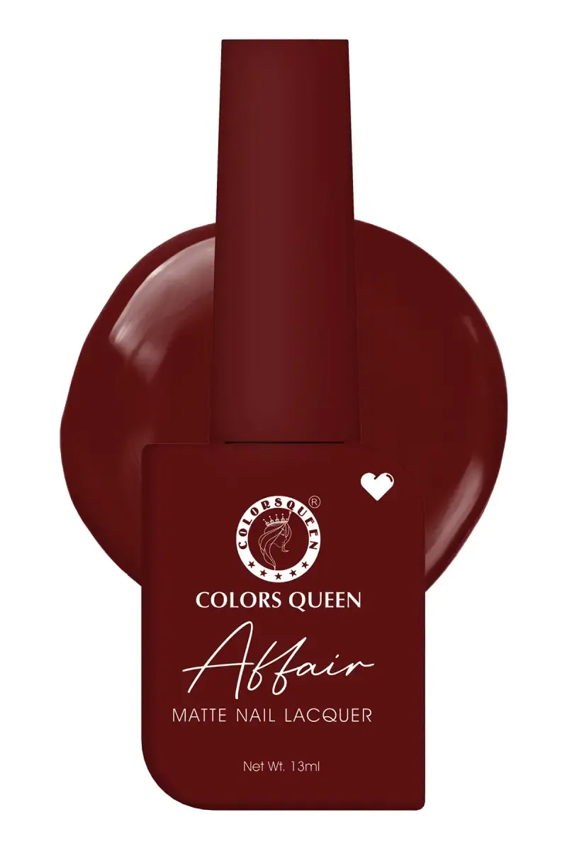 Colors Queen Affair Matte Nail Laquer Nail Polish - 13ml (Shade 43)