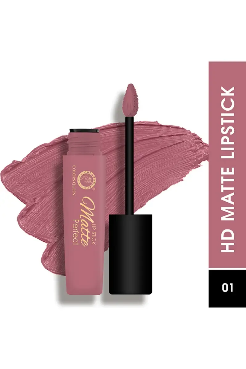 Colors Queen Matte Perfect Long Lasting Lipstick - 4ml (Shade 01)