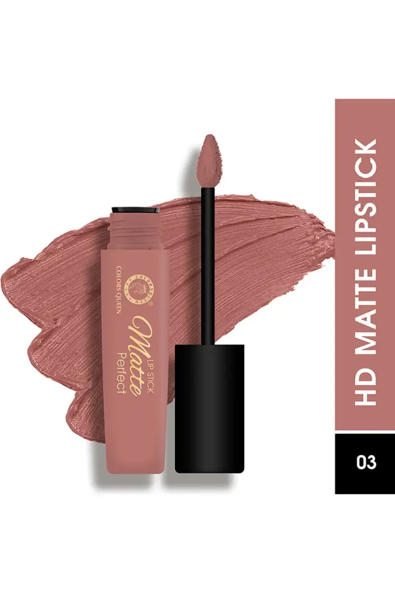 Colors Queen Matte Perfect Long Lasting Lipstick - 4ml (Shade 03)  012181SHA034ML