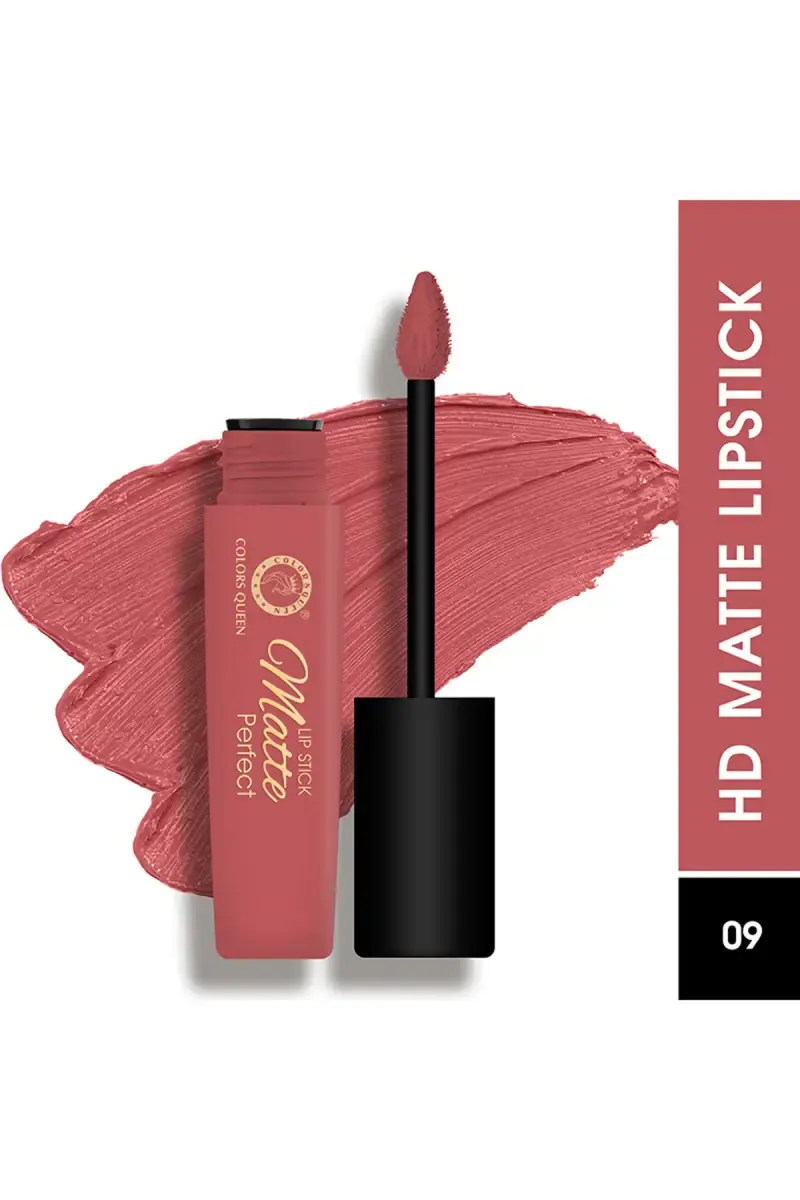 Colors Queen Matte Perfect Long Lasting Lipstick - 4ml (Shade 09)  012181SHA094ML