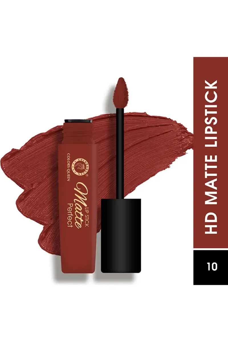 Colors Queen Matte Perfect Long Lasting Lipstick - 4ml (Shade 10)  012181SHA104ML