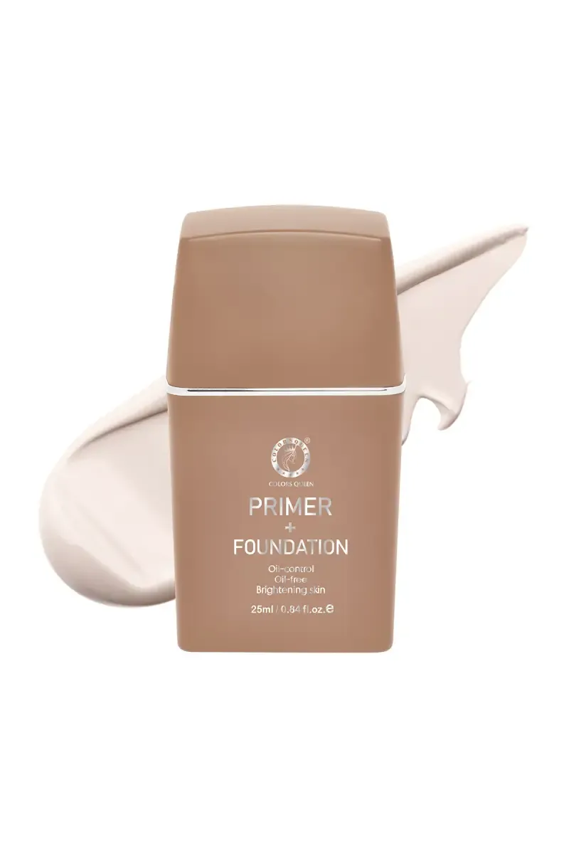 Colors Queen Oil Control 2 In 1 Primer + Oil Free Foundation - Ivory