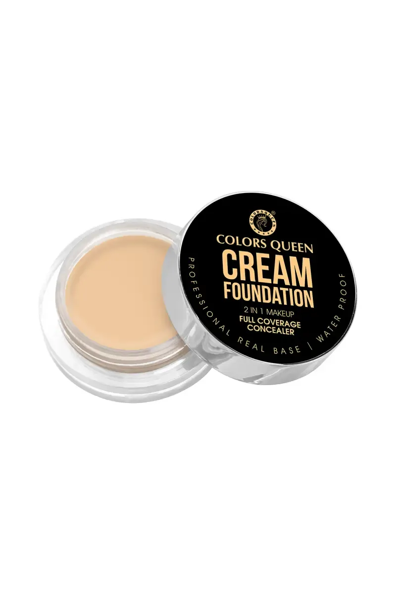 Colors Queen 2 In 1  Full Coverage Foundation & Concealer - Natural