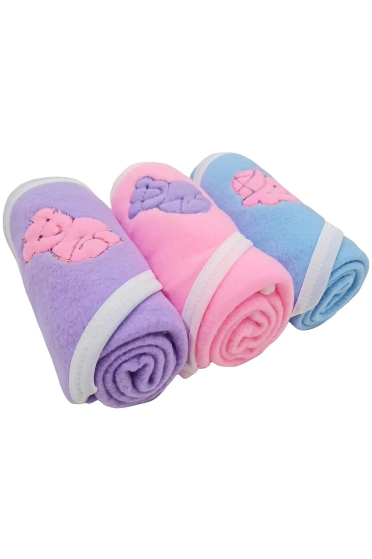 Brandonn Hooded 3 Pcs Baby Wrapper cum Blankets (Design May Vary)